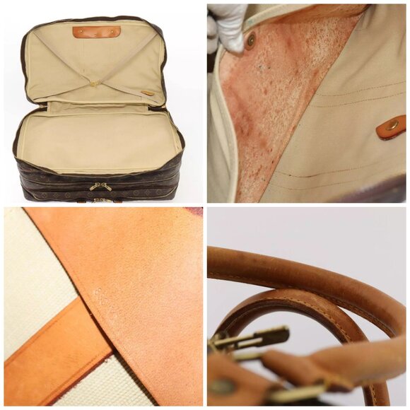 LOUIS VUITTON Monogram Sac Trois Posh 55 Boston Bag - Picture 15 of 16